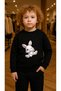 Team Sweatshirt Winking Rabbit Printed Girls Boys Crew Neck3 4-5-6-7-8-9-10-11-12Years