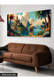 Castle and Boat One Piece Canvas - Canvas Painting