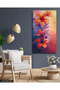 Watercolor Look Orange Flower Single Piece Canvas - Canvas Painting