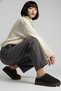 ®   I Lifestyle Trendy Uggsy Women's Embroidery Detailed Fur-Lined Slippers