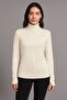 Round Neck Women's Long Sleeve Stretch Fabric Bodysuit with Toes - 2