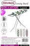 Steel Foldable & Adjustable Mesh Top Ironing Board, 145x38 cm - 6