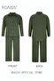 Ladies 2 Piece Set New Trend Fashion Classic Solid Color Cotton Linen Shirt Suit Summer Spring Plus - 4