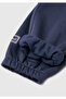 Boy's Dark Gray Logo Detailed Drawstring Pocket Regular Fit Sweatpants - 3