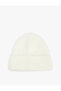 Wool Blend Layered Knit Beanie