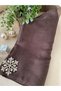 Mineleşarp Ethnic Pattern Bitter Coffee Monogram Jacquard Shawl - 2