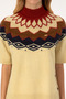 Women's White Sweater 50310064-Vr110 - 6