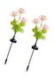 waterproof outdoor solar lights auto on/off decorative solar stake lights for yard patio pathway - 2