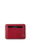 Men's Genuine Leather Claret Red Card Holder