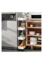 3-Tier Slim Rolling Storage Cart – Slide-Out Organizer, White - 4