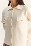 Women's Cream Gold Button Detailed Pocketed Knitwear Cardigan Th251074 60283884 - 6