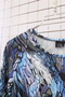 Women's Plus Size Stretch Fabric Mixed Pattern Three Quarter Sleeve (4 Transitional) Mother T-Shirt Combed Cotton Blouse - 5