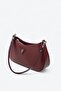 Burgundy - Burgundy Plain Women's Shoulder Bag Sp1251 - 5