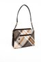 Khaki - Brown Plaid Women's Shoulder Bag Sp937 - 4