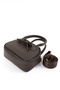 Brown Color Shk217 Faux Leather with Bow, Single Compartment, Zipper, Column Strap, Hand, Arm and Shoulder Bag - 6