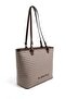 Coffee Yellow - Brown Plaid Line Square Women's Shoulder Bag Sp1204 - 3
