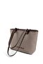 Coffee Yellow - Brown Plaid Line Square Women's Shoulder Bag Sp1204 - 4