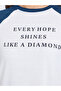 Slogan Print Raglan Sleeve T-Shirt - 3