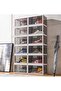 Foldable Shoe Storage: Stackable Organizer Set of 4, Stack1284 - 3