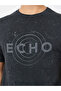 Men Black Graphic Print Crew Neck T-Shirt - 4