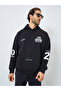 Men Black Graphic Print Pullover Hoodie - 3