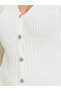 Plus Size Knitted Buttoned Midi Dress - 3