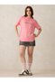 Pink Slogan Oversized T-Shirt - 6