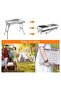 Portable Stainless Steel Charcoal Grill - Folding BBQ Grill for Outdoor Camping - 5