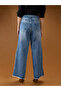 Mid Rise Blue Denim Jeans - 4