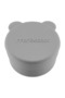 Mini Bowl with Silicone Lid 2-Piece Mini Bites - Deep Blue / Powder Gray - 5