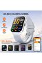 Active 2 Smartwatch for Men & Women 1.85″ HD Display IP68 Waterproof Fitness Tracker - Silver - 4