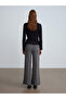 71934 Wide Leg Pants with Stitching Detail - Smoked M. - 3