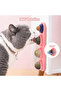 Catnip Wall Ball, 3-in-1 Rotatable Licking Toy (Pink) - 3
