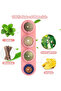 Catnip Wall Ball, 3-in-1 Rotatable Licking Toy (Pink) - 4