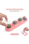 Catnip Wall Ball, 3-in-1 Rotatable Licking Toy (Pink) - 5