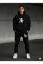 Three Thread Compact Hooded Inside Cotton Ny Newyork B Printed Premium O Oversized Tracksuit Set