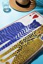 Digital Printing Beach Sea Towel Leopard Patterned Peshtamal Hvl0140 - 2