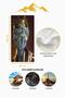 Digital Printing Beach Sea Towel Modern David Statue Patterned Peshtemal Hvl0027 - 4