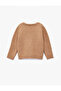 Long Sleeve Embroidery Detailed V-Neck Buttoned Knitwear Cardigan - 2