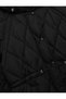 Drawstring Waist Long Sleeve Pocketed Water-Repellent Hooded Quilted Puffer Coat - 6