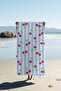 Digital Printing Beach Sea Towel Cherry Patterned Peshtemal Hvl0034
