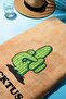 Digital Printing Beach Sea Towel Cactus Patterned Peshtamal Hvl0197 - 2
