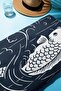 Digital Printing Beach Sea Towel Fish Patterned Peshtamal Hvl0229 - 2