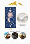 Digital Printing Beach Sea Towel Moon and Star Patterned Peshtamal Hvl0149 - 4