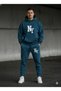 Three Thread Compact Hooded Inside Cotton Ny Newyork B Printed Premium O Oversized Tracksuit Set