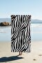 Digital Printing Beach Sea Towel Zebra Patterned Peshtamal Hvl0186