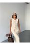 Gold Accessory Skirted Knitwear Set - 3