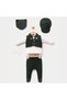 0-3 Months Baby Boy Newborn Vest Model 7-Piece Blanket Hospital Release Zibin Set - 3
