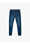 Regular Waist Cotton Skinny Fit Jean Pants by Michael Jean - 4