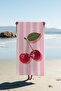 Digital Printing Beach Sea Towel Cherry Patterned Peshtemal Hvl0160